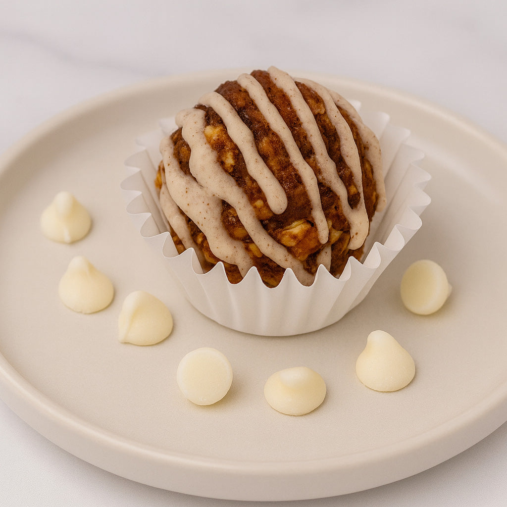 pumpkin white chocolate treat bal