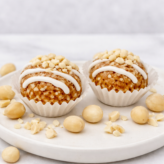 Macadamia Nut Protein Ball (Gluten-Free · Dairy-Free · Contains Nuts)